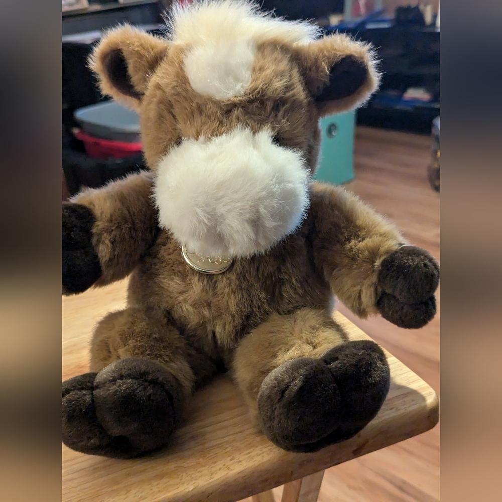 Tb Trading 14" Platinum Plus Brown Horse Stuffed Animal Plush